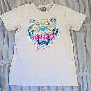AUTHENTIC Kenzo Colorful Tiger Print T Shirt